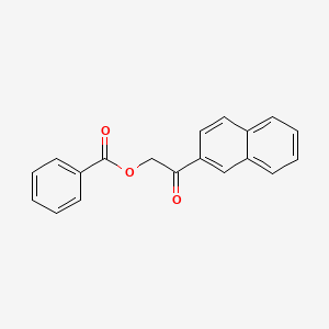 molecular formula C19H14O3 B5862492 2-(2-naphthyl)-2-oxoethyl benzoate CAS No. 62244-90-0