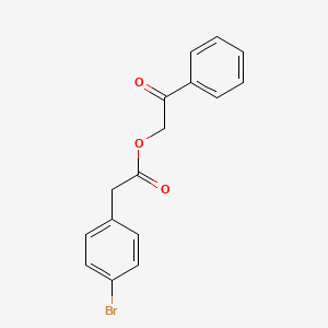 2-oxo-2-phenylethyl (4-bromophenyl)acetate