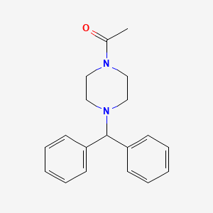 1-[4-(Diphenylmethyl)piperazin-1-yl]ethanone