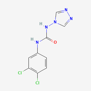 molecular formula C9H7Cl2N5O B5862563 1-(3,4-dichlorophenyl)-3-(4H-1,2,4-triazol-4-yl)urea 