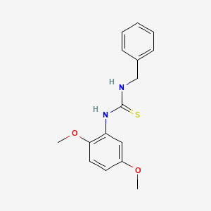 molecular formula C16H18N2O2S B5862577 N-benzyl-N'-(2,5-dimethoxyphenyl)thiourea 