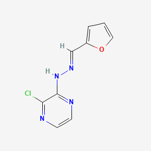 2-furaldehyde (3-chloro-2-pyrazinyl)hydrazone