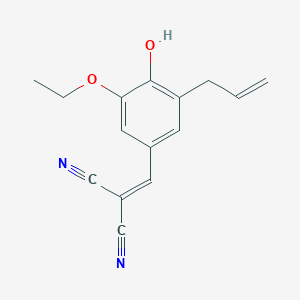 [3-Ethoxy-4-hydroxy-5-(prop-2-en-1-yl)benzylidene]propanedinitrile