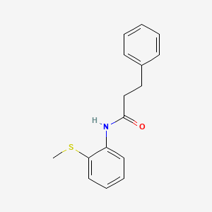 N-[2-(methylthio)phenyl]-3-phenylpropanamide