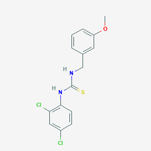 N-(2,4-dichlorophenyl)-N'-(3-methoxybenzyl)thiourea