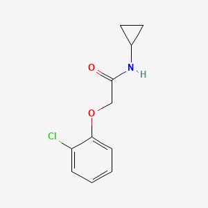 molecular formula C11H12ClNO2 B5862692 2-(2-chlorophenoxy)-N-cyclopropylacetamide 