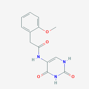 N-(2,4-dioxo-1,2,3,4-tetrahydropyrimidin-5-yl)-2-(2-methoxyphenyl)acetamide