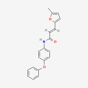 3-(5-methyl-2-furyl)-N-(4-phenoxyphenyl)acrylamide