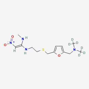 molecular formula C13H22N4O3S B586273 Ranitidine-d6 CAS No. 1185514-83-3