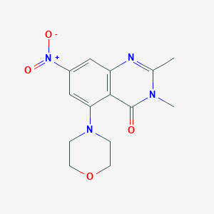 2,3-dimethyl-5-morpholino-7-nitro-4(3H)-quinazolinone