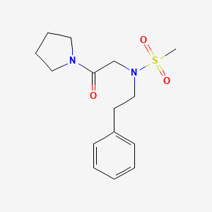 N-(2-Oxo-2-pyrrolidin-1-yl-ethyl)-N-phenethyl-methanesulfonamide