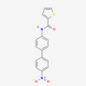 molecular formula C17H12N2O3S B5862862 N-(4'-nitro-4-biphenylyl)-2-thiophenecarboxamide 