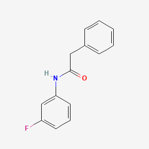 molecular formula C14H12FNO B5862865 N-(3-fluorophenyl)-2-phenylacetamide CAS No. 5215-27-0