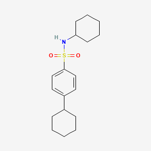 N,4-dicyclohexylbenzenesulfonamide