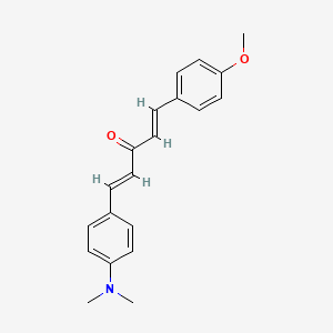 molecular formula C20H21NO2 B5862919 1-[4-(dimethylamino)phenyl]-5-(4-methoxyphenyl)-1,4-pentadien-3-one 