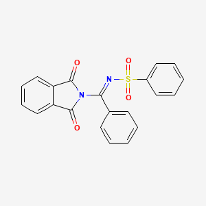 N-[(1,3-dioxo-1,3-dihydro-2H-isoindol-2-yl)(phenyl)methylene]benzenesulfonamide