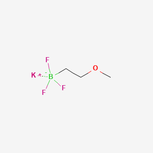 molecular formula C3H7BF3KO B586296 (2-甲氧基乙基)三氟硼酸钾 CAS No. 1408168-69-3