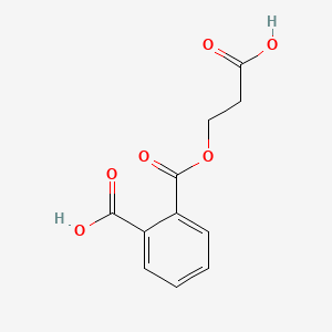 molecular formula C11H10O6 B586298 Mono(2-carboxyethyl) Phthalate CAS No. 92569-47-6
