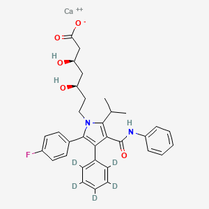 molecular formula C33H35CaFN2O5 B586301 二(阿托伐他汀-d5)钙盐 CAS No. 222412-82-0