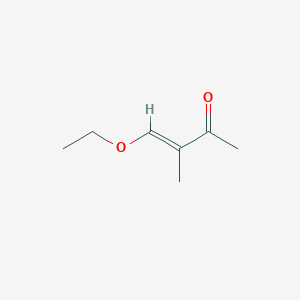 molecular formula C7H12O2 B586305 (3E)-4-Ethoxy-3-methylbut-3-en-2-one CAS No. 855232-55-2