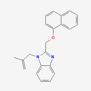 1-(2-methyl-2-propen-1-yl)-2-[(1-naphthyloxy)methyl]-1H-benzimidazole