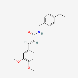 3-(3,4-dimethoxyphenyl)-N-(4-isopropylbenzyl)acrylamide