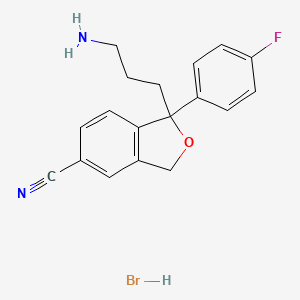 molecular formula C18H18BrFN2O B586308 Didemethyl Citalopram Hydrobromide CAS No. 1260887-85-1