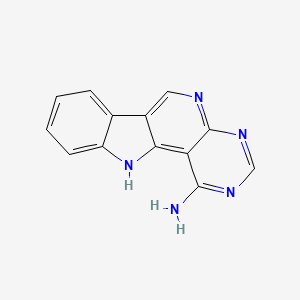 11H-pyrimido[5',4':5,6]pyrido[4,3-b]indol-1-amine