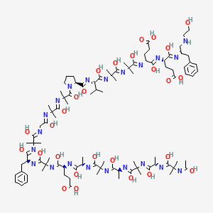 molecular formula C94H147N21O27 B586312 Aibellin CAS No. 151036-29-2