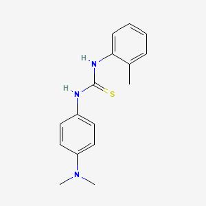 N-[4-(dimethylamino)phenyl]-N'-(2-methylphenyl)thiourea