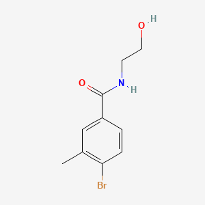 molecular formula C10H12BrNO2 B586319 4-Bromo-N-(2-hydroxyethyl)-3-methylbenzamide CAS No. 157672-18-9