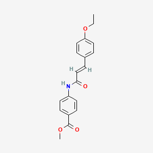 methyl 4-{[3-(4-ethoxyphenyl)acryloyl]amino}benzoate