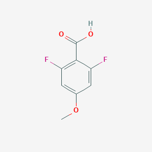 molecular formula C8H6F2O3 B058632 2,6-Difluoro-4-methoxybenzoic acid CAS No. 123843-65-2