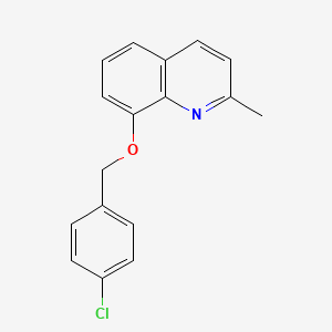 8-[(4-chlorobenzyl)oxy]-2-methylquinoline