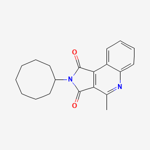 2-cyclooctyl-4-methyl-1H-pyrrolo[3,4-c]quinoline-1,3(2H)-dione