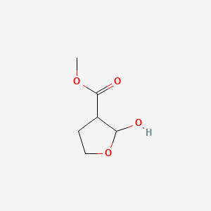 molecular formula C6H10O4 B586329 Methyl 2-hydroxytetrahydrofuran-3-carboxylate CAS No. 143726-37-8