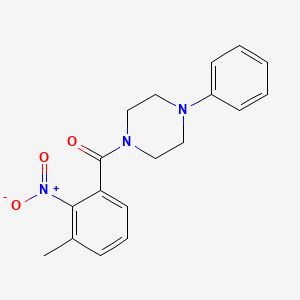 1-(3-methyl-2-nitrobenzoyl)-4-phenylpiperazine