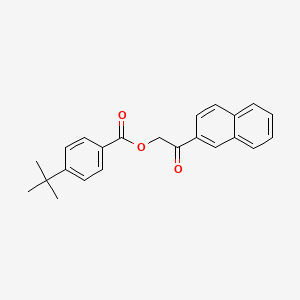 2-(2-naphthyl)-2-oxoethyl 4-tert-butylbenzoate