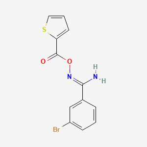 3-bromo-N'-[(2-thienylcarbonyl)oxy]benzenecarboximidamide