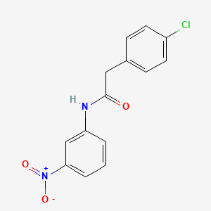 2-(4-chlorophenyl)-N-(3-nitrophenyl)acetamide