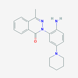 molecular formula C20H22N4O B5863442 2-[2-amino-5-(1-piperidinyl)phenyl]-4-methyl-1(2H)-phthalazinone 