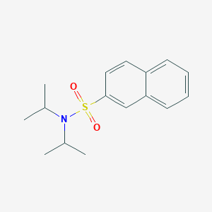 molecular formula C16H21NO2S B5863475 N,N-diisopropyl-2-naphthalenesulfonamide 