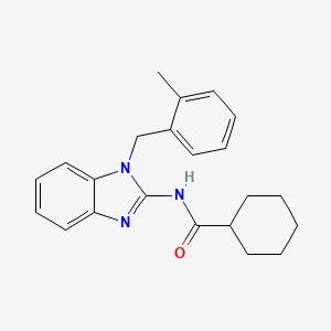 N-[1-(2-methylbenzyl)-1H-benzimidazol-2-yl]cyclohexanecarboxamide