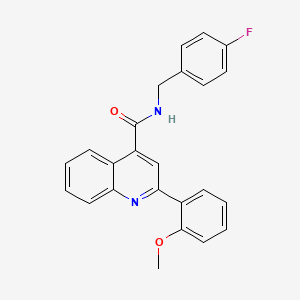 N-(4-fluorobenzyl)-2-(2-methoxyphenyl)-4-quinolinecarboxamide