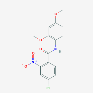 4-chloro-N-(2,4-dimethoxyphenyl)-2-nitrobenzamide