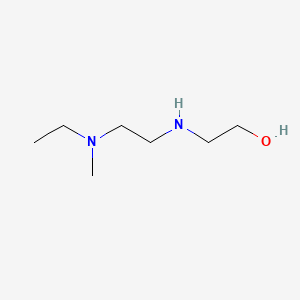 molecular formula C7H18N2O B586355 2-((2-(Ethyl(methyl)amino)ethyl)amino)ethanol CAS No. 153877-63-5
