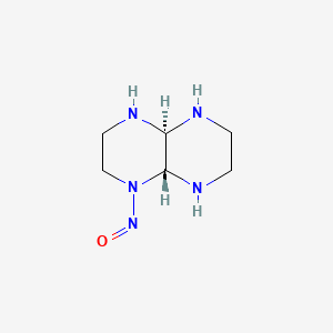 B586364 (4aR,8aR)-1-Nitrosodecahydropyrazino[2,3-b]pyrazine CAS No. 152585-09-6