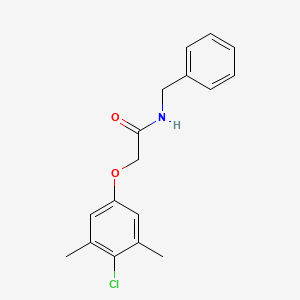 molecular formula C17H18ClNO2 B5863647 N-benzyl-2-(4-chloro-3,5-dimethylphenoxy)acetamide 