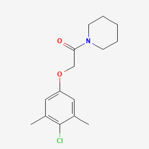 molecular formula C15H20ClNO2 B5863674 1-[(4-chloro-3,5-dimethylphenoxy)acetyl]piperidine 