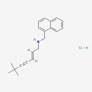 molecular formula C20H24ClN B586370 N-Desmethyl Terbinafine Hydrochloride CAS No. 152830-98-3